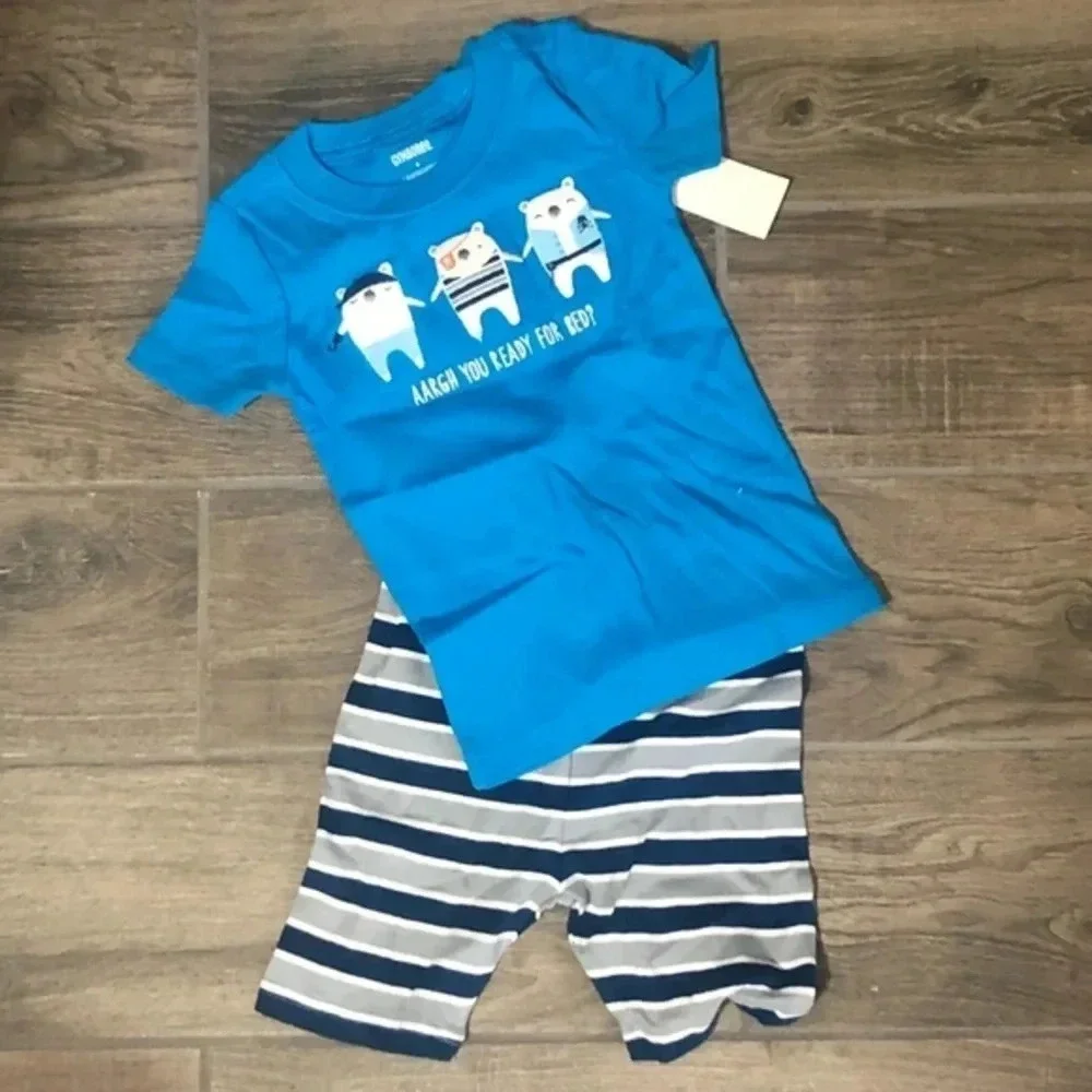 NWT Gymboree pirate pajama short set pj jamies